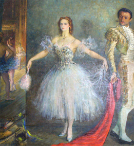 Балерина Семенова. 1945