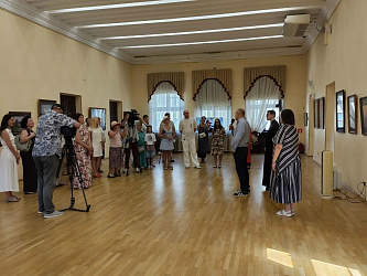 Открытие выставки Сергея Николаевича Андрияки «С любовью к Родине»