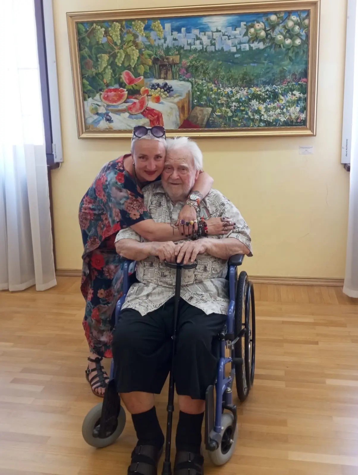Открытие персональной выставки Виталия Георгиевича к его 98-летию